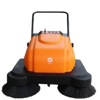 automatic spray water industrial electric dust garbage street road sweeping machine for workshop warehouse hospital school home